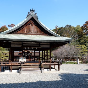 Umenomiya Taisha (Kyoto), pavillon Haiden du sanctuaire