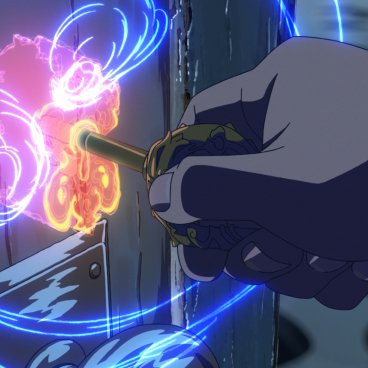 Suzume de Makoto Shinkai, image de la clé pour fermer les portes du désastre