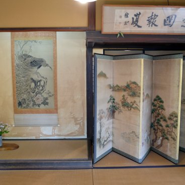 Musée Mémorial Lafcadio Hearn (Matsue), décoration intérieure de l'ancienne résidence de samourai