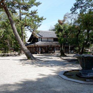 Toshodai-ji (Nara), boutique de souvenirs dans l'enceinte du temple