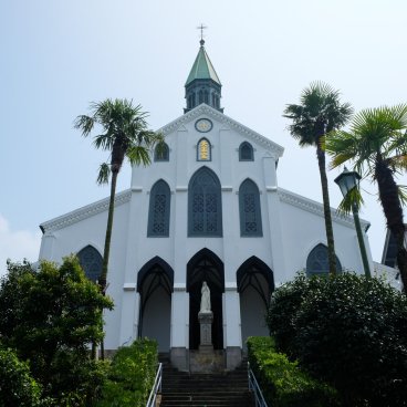 Église Oura (Nagasaki), vue sur l'édifice catholique