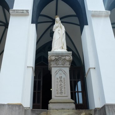 Église Oura (Nagasaki), statue de la Vierge Marie (Notre-Dame du Japon)