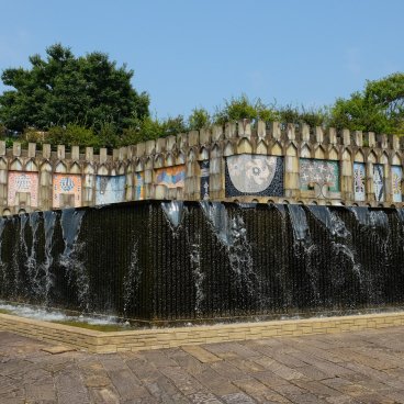 Glover Garden (Nagasaki), fontaine au sein du site historique