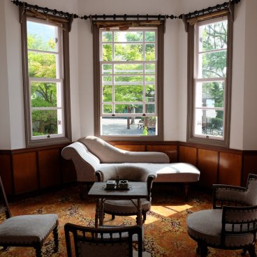 Glover Garden (Nagasaki), intérieur de l'ancienne résidence du président du tribunal de district de Nagasaki