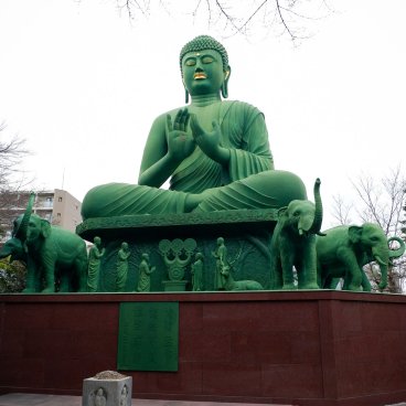 Togan-ji (Nagoya), statue du grand bouddha Nagoya Daibutsu de face