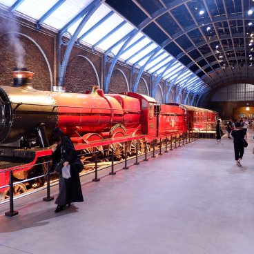 Warner Bros. Studio Tour Tokyo - The Making of Harry Potter, décor du quai 9 ¾ 