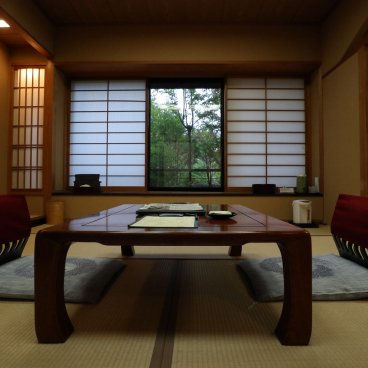 Yufuin Baien Garden Resort, salon de la chambre japonaise standard 2