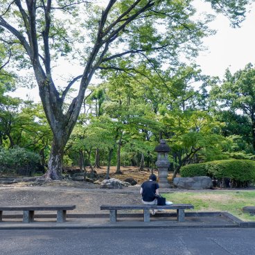 Bâtiment de la Diète nationale (Tokyo), jardin frontal côté sud de style japonais