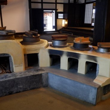 Résidence Yamaguchi (Sakai, Osaka), cuisinière de l'époque Edo