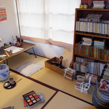 Musée du manga Tokiwaso (Tokyo), reproduction de la chambre 18 de Joji Yamauchi 2