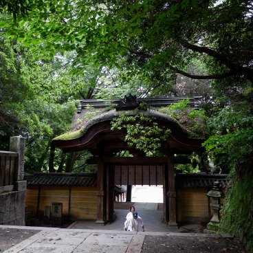 Kotohira-gu (Shikoku), Entrée de l'enceinte du pavillon principal Hongu