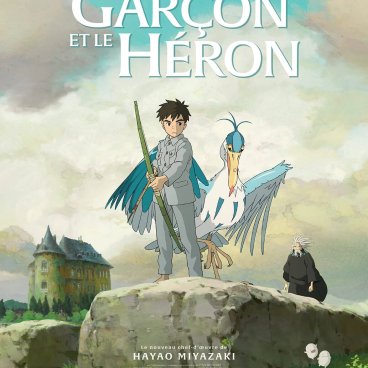 Le Garçon et le Héron de Miyazaki, affiche du film en français