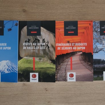 Les 4 livres de la collection "Guide de voyage au Japon" (2)