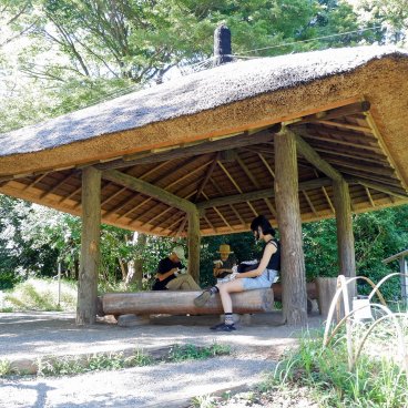 Meiji Jingu Gyoen (Tokyo), pavillon Gazebo du jardin