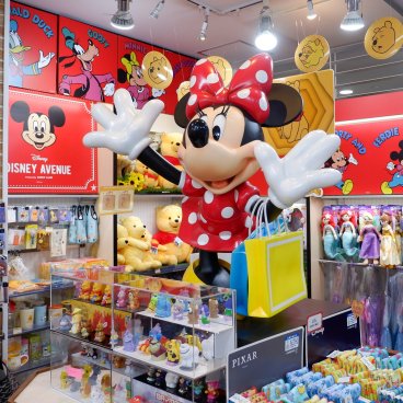 Kiddy Land (Harajuku, Tokyo), corner Mickey et Minnie de Disney dans le magasin