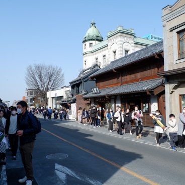 Kawagoe, tourisme domestique pendant la floraison des sakura (mars 2022)
