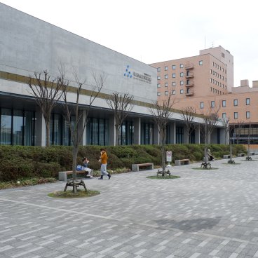 Musée d’art d’Akita, vue sur le bâtiment extérieur