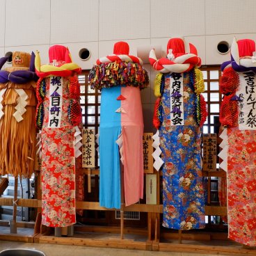 Neburi Nagashi Kan (Akita), exposition sur le festival-combat Kanko Matsuri