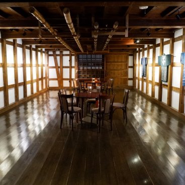 Neburi Nagashi Kan (Akita), exposition à l'intérieur de l'ancienne résidence de marchands de la famille Kaneko