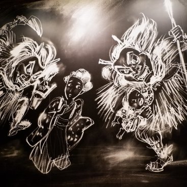 Péninsule d’Oga (Akita), exposition du Musée Namahage