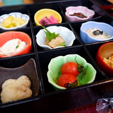 Inaho (Kakunodate), restaurant de Tsukemono d’Akita dont radis Iburigakko