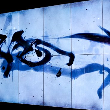 teamLab Borderless (Azabudai Hills, Tokyo), Reversible Rotation: Black in the Void