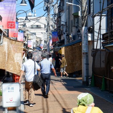 Yanaka Ginza (Tokyo), rue commerçante en été