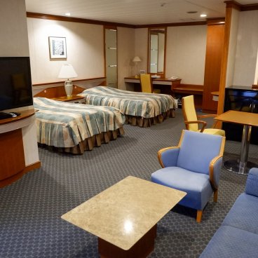 Shin Nihonkai Ferry, bateau Hamanasu (Maizuru - Otaru), suite luxueuse
