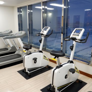 Shin Nihonkai Ferry, bateau Lavender (Niigata - Otaru), salle de sport