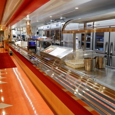 Shin Nihonkai Ferry, bateau Lavender (Niigata - Otaru), cafétéria