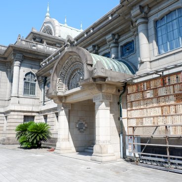 Tsukiji Hongan-ji (Tokyo), vue sur le pavillon principal Hondo du temple 2