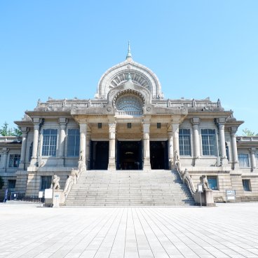 Tsukiji Hongan-ji (Tokyo), vue sur le pavillon principal Hondo du temple