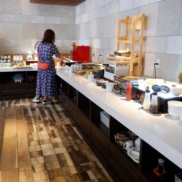 Hotel WBF Hommachi (Osaka), buffet du petit-déjeuner