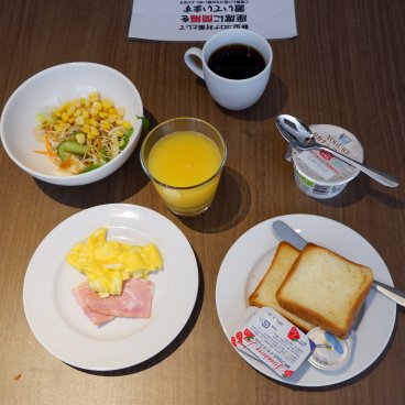 Hotel WBF Hommachi (Osaka), petit-déjeuner sucré et salé