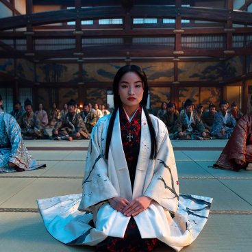 Shogun, scène avec Toda Mariko (alias Hosokawa Gracia) 2