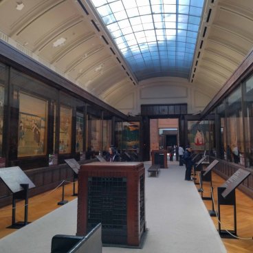 Meiji Jingu Gaien (Tokyo), visite de la galerie de peintures commémoratives de Meiji (mémorial Seitoku)