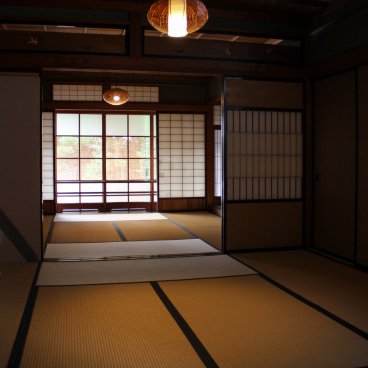Maison traditionnelle Yoshijima (Takayama), pièces en tatami communicantes