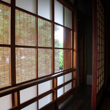 Maison traditionnelle Yoshijima (Takayama), véranda japonaise en bois Engawa
