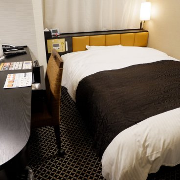 APA Hotel Hiroshima-Ekimae Ohashi, chambre simple avec lit à l'occidental