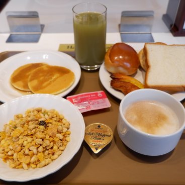 APA Hotel Hiroshima-Ekimae Ohashi, exemple d'un petit-déjeuner