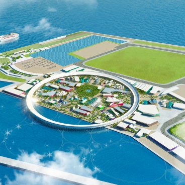 Plan d'aménagement de l'île de Yumeshima pour l'Exposition Universelle Osaka 2025