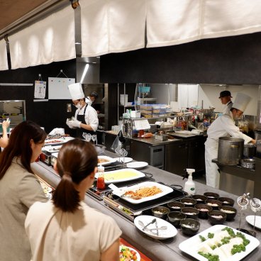 The Royal Park Hotel Ginza 6-chome (Tokyo), buffet du petit déjeuner de l'hôtel