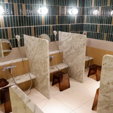 The Royal Park Hotel Ginza 6-chome (Tokyo), douches Hommes du bain public de l'hôtel