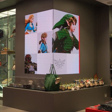 Nintendo Kyoto (Takashimaya), rayon dédié à Zelda