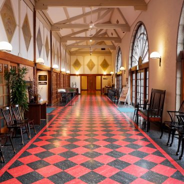 Kurashiki Ivy Square (Okayama), couloir de l'hôtel