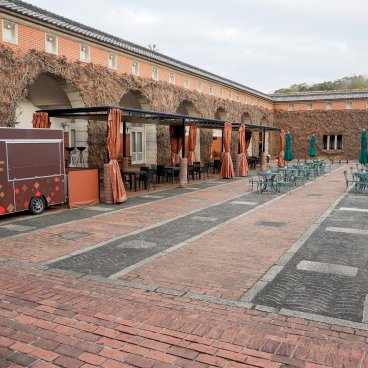 Kurashiki Ivy Square (Okayama), cour intérieure de l'hôtel