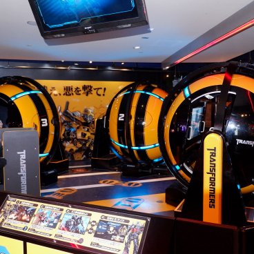 Tokyo Joypolis (Odaiba), simulateur de VR TRANSFORMERS HUMAN-ALLIANCE SPECIAL