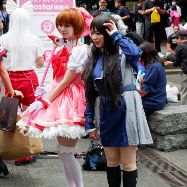 Ikebukuro Halloween Cosplay Festival (Tokyo), cosplayeuses de style soubrette