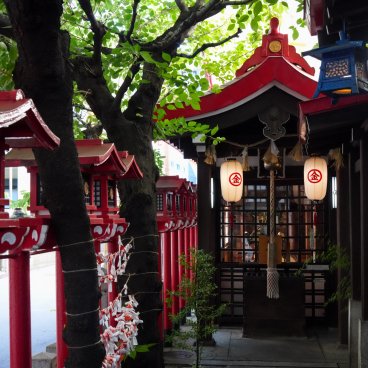 Shike-michi (Nagoya), sanctuaire Konpira-jinja à côté de la Shotengai Endoji 2