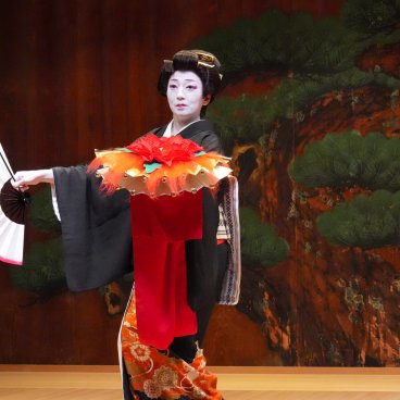 Suigian (Tokyo), représentation de danse traditionnelle Nihon-Buyo 2